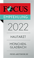 Focus Empfehlung 2022: Hautarzt Mönchengladbach